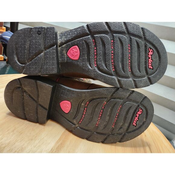 Ariat Steel Toe Work Boots Western Style Women's 6.5 - Picture 8 of 9